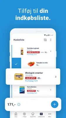 ALDI Tilbud og indkøbsliste android App screenshot 14